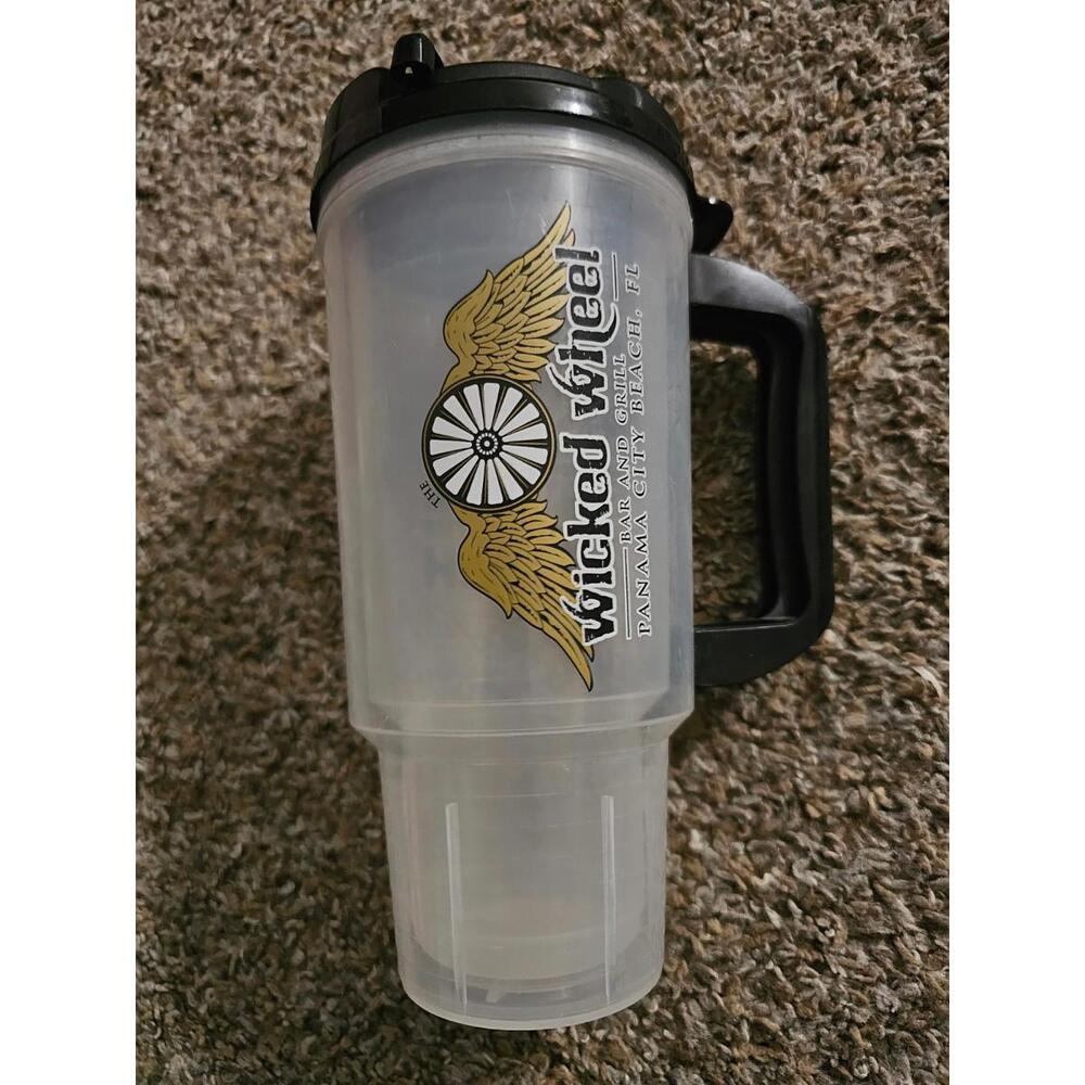 Wicked Wheel Whirley Travel Mug With Lid Panama City Florida